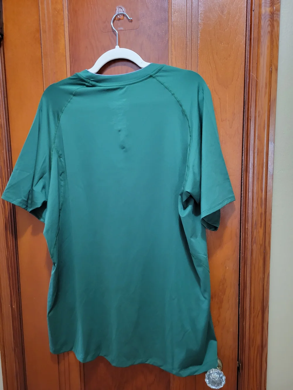 Nike Green Fitted Pro Combat Dri-FIT Short Sleeve Shirt